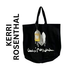 Kerri Rosenthal Canvas Merci Tote Bag New with Tags